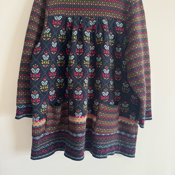 April Cornell | Vintage Cottage-Core Fair Isle Heavy Knit Turtleneck Sweater 2X - Picture 5 of 8